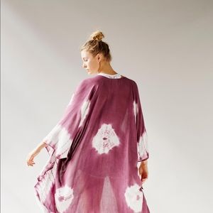 Free People Spellbound Tie Dye Kimono Coverup